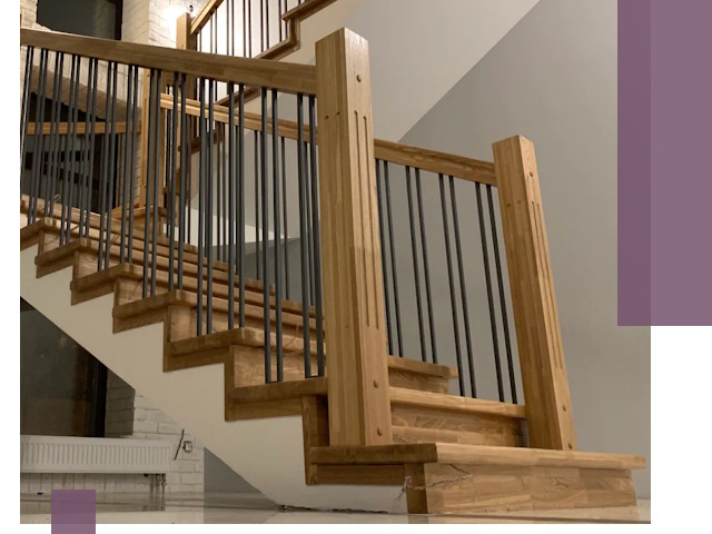 Реставрация деревянных и металлических лестниц в Дальнереченске