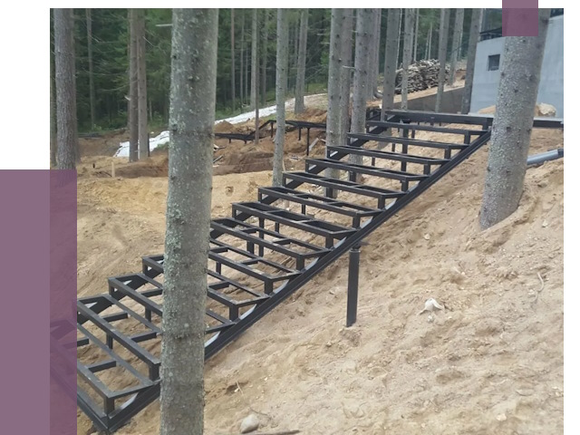 Монтаж металлических лестниц в Дальнереченске от 13502 руб. 