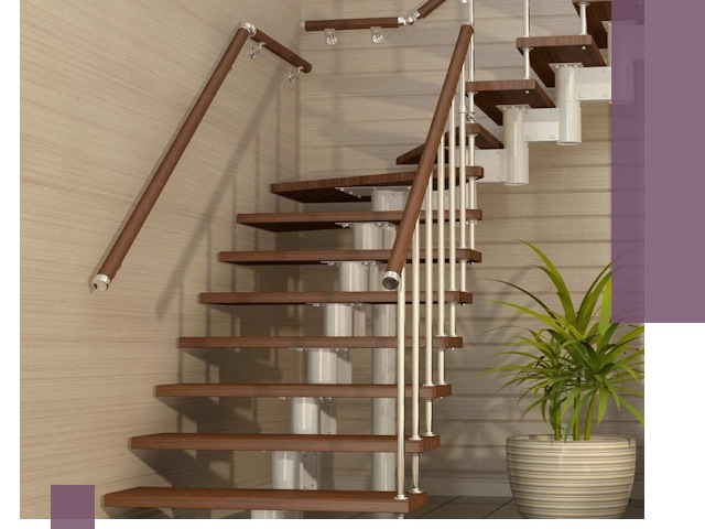 Изготовление модульных лестниц под ключ в Дальнереченске