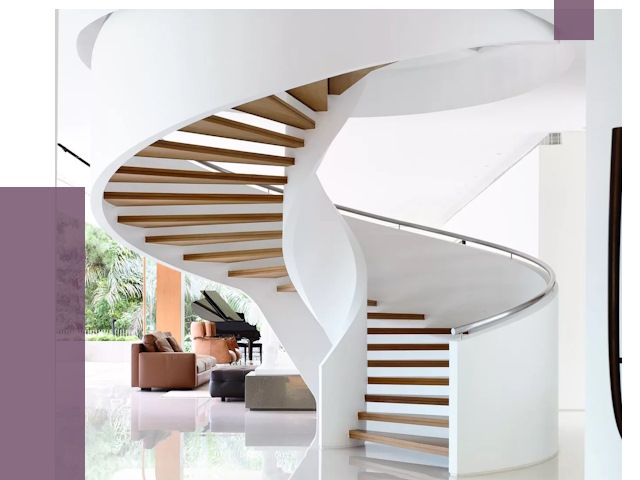 Винтовые лестницы в Дальнереченске под ключ от 48403 руб. | ПРОЛЁТ-Длн