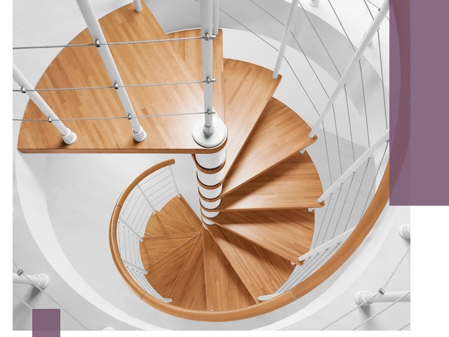 Изготовление винтовых лестниц под ключ в Дальнереченске