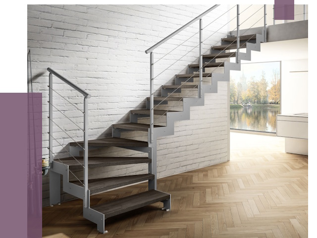 Г-образные лестницы под ключ в Дальнереченске от 36939 руб. | ПРОЛЁТ-Длн