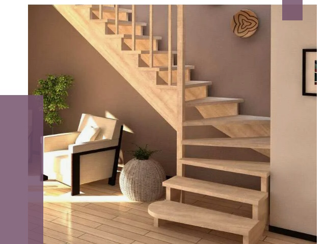 Изготовление Г-образных лестниц в Дальнереченске от 18852 руб. 