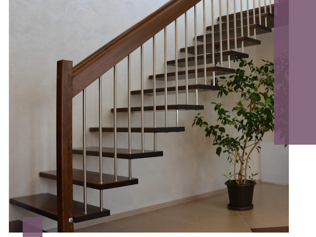 Лестницы на больцах под ключ в Дальнереченске – изготовление и монтаж