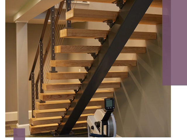 Лестницы на монокосоурах под ключ в Дальнереченске - изготовление и монтаж