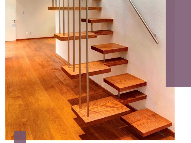 Лестницы «гусиный шаг» на заказ в Дальнереченске для узких пространств