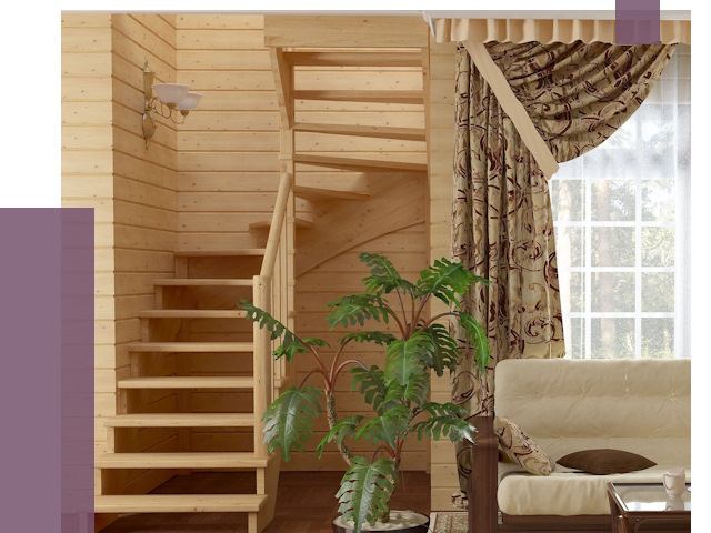 Лестницы для дачи в Дальнереченске от 75661 руб.  | ПРОЛЁТ-Длн