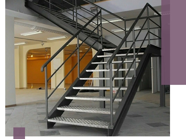 Лестницы для офиса в Дальнереченске: изготовление, монтаж, демонтаж