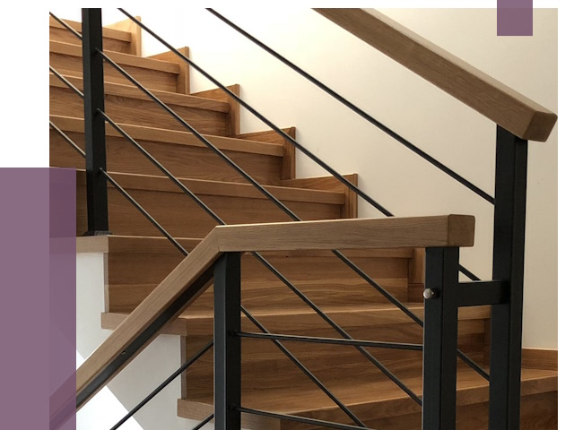 Обшивка металлической лестницы деревом в Дальнереченске от 4331 руб. 