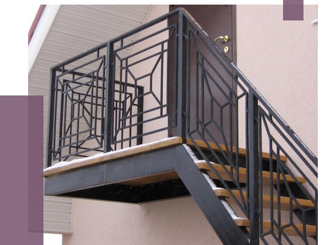 Металлические перила в Дальнереченске от 4280 руб.  | ПРОЛЁТ-Длн