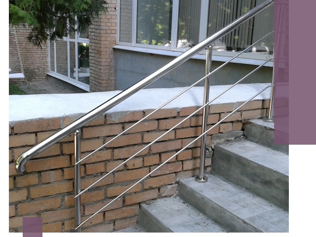 Перила из нержавеющей стали высокого качества в Дальнереченске