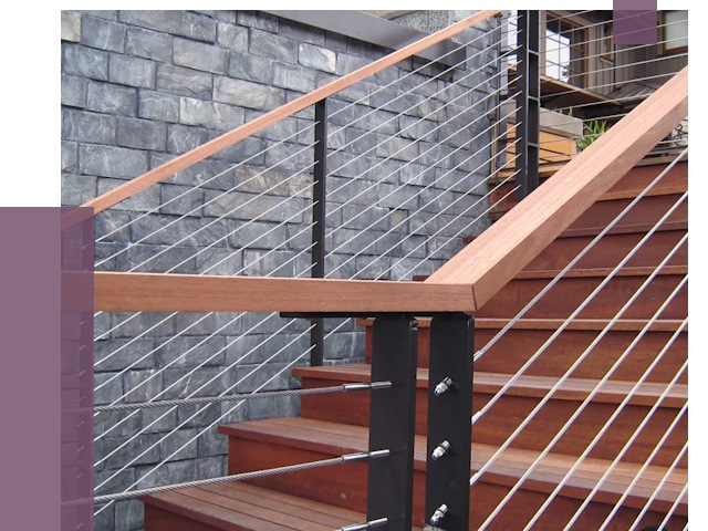 Тросовые перила под ключ в Дальнереченске от 7744 руб. 