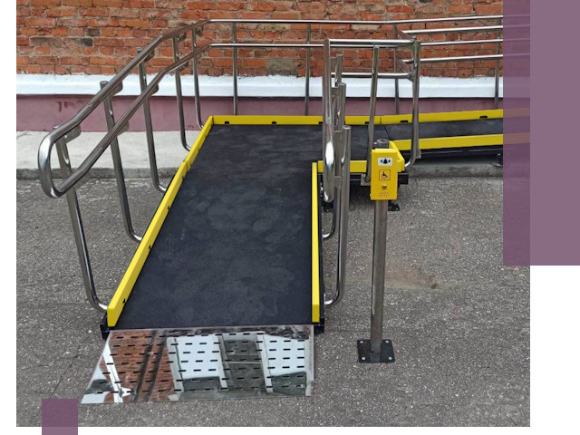 Изготовление наклонных пандусов для инвалидов в Дальнереченске