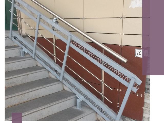 Изготовление откидных пандусов под ключ в Дальнереченске