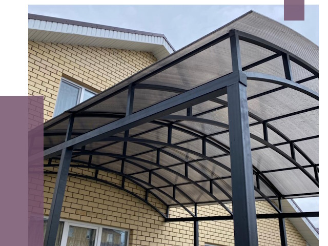 Монтаж козырьков в Дальнереченске от 11464 руб. | ПРОЛЁТ-Длн