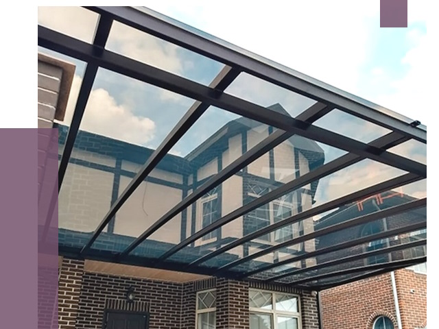 Навесы из поликарбоната в Дальнереченске от 8580 руб. под ключ — ПРОЛЁТ-Длн