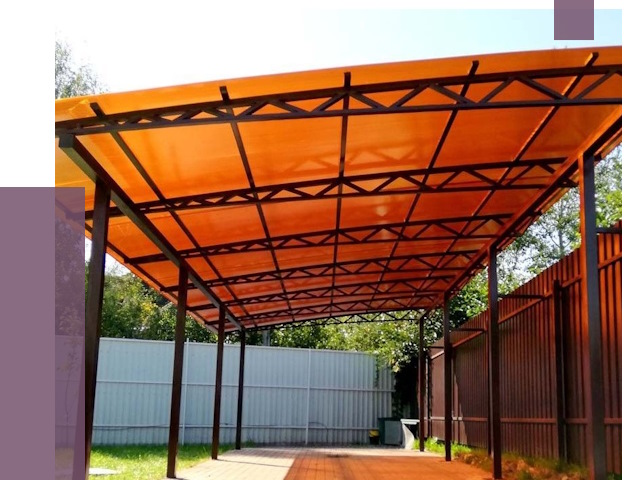 Односкатные навесы под ключ в Дальнереченске от 13094 руб. 