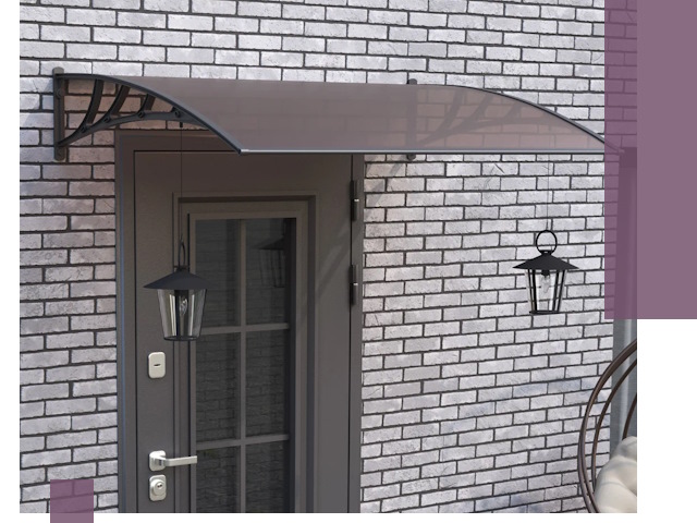 Недорогие козырьки и навесы под ключ в Дальнереченске