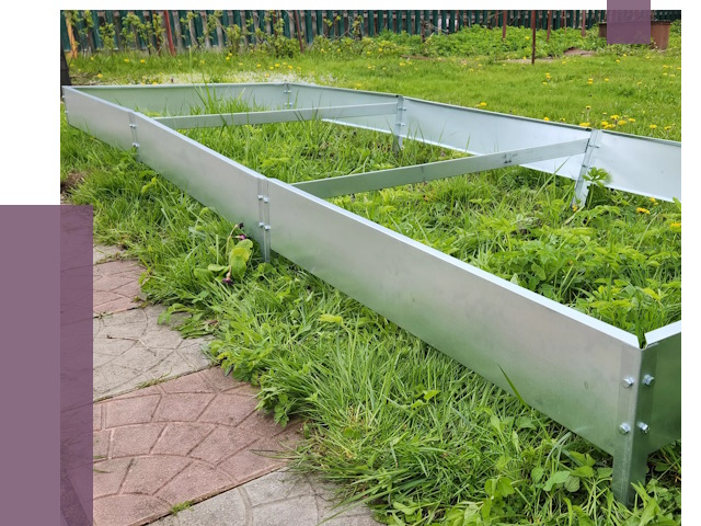 Металлические бордюры для грядок в Дальнереченске от 1783 руб. 