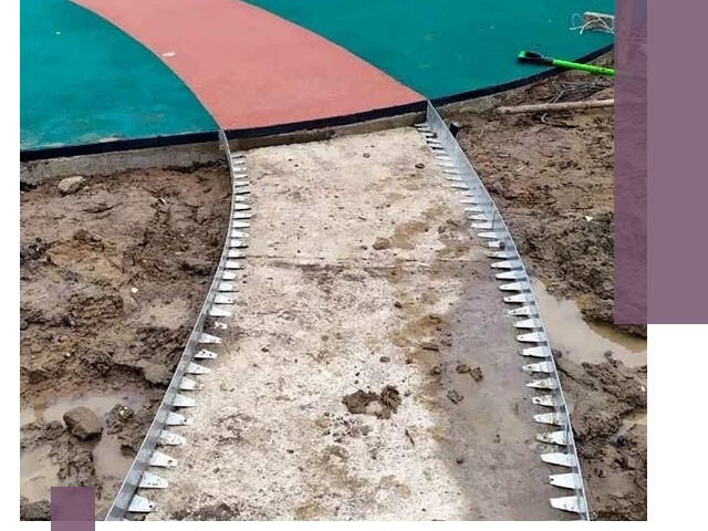 Металлические бордюры для дорожек в Дальнереченске — монтаж и изготовление