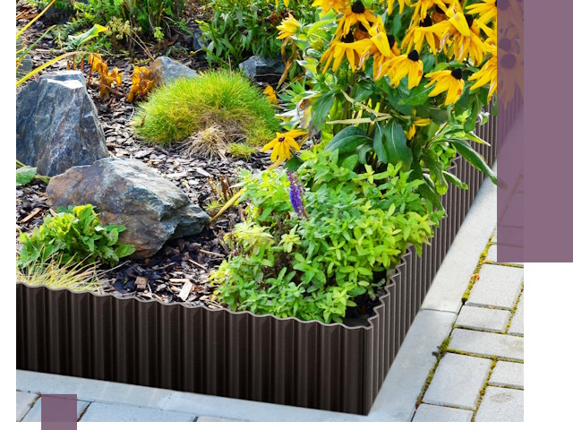 Металлические бордюры для клумб в Дальнереченске — производство и монтаж