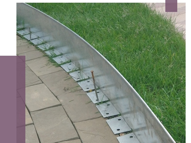 Металлические бордюры для тротуаров в Дальнереченске от 8662 руб.