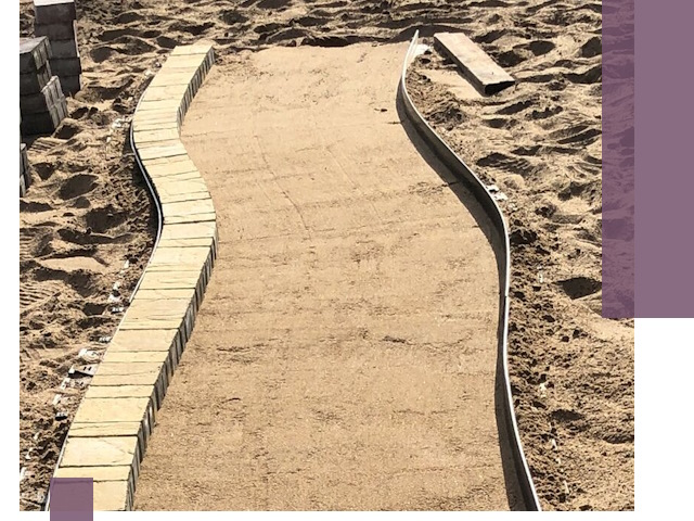 Металлические бордюры для тротуаров в Дальнереченске — прочные и долговечные