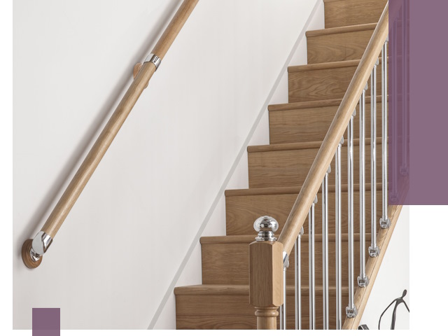 Пристенные поручни из стали и нержавейки под монтаж в Дальнереченске